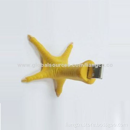 Distinctive Chicken Feet USB Flash Drive, Supports Multi-partition and Password Access